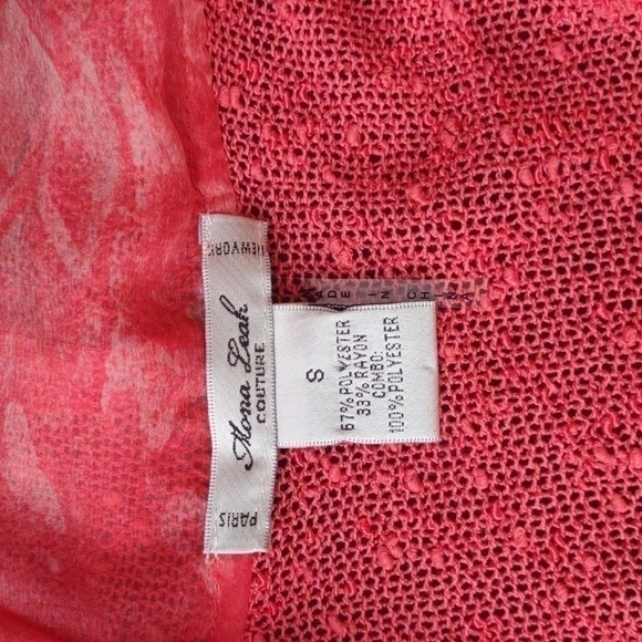 𝅺mona Leah Couture Open Front Jacket Size S - Picture 6 of 7